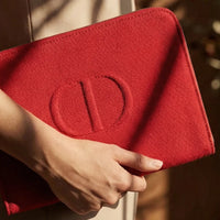 ’S Bag Red Large Capacity Travel Cosmetic Bag Waterproof Durable Portable Makeup Organizer Unisex Luxury Storage Pouch Ideal