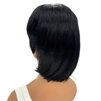 Human Hair Mullet Wig for Women Pixie Cut Wig Mullet Bob Wigs Full Machine Made Wigs Dovetail Wig Straight Brazilian Virgin Hair