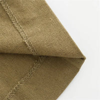 Autumn New Women'S Scarf Style High-Waisted Wide-Leg Pants Stylish Cotton Linen Fabric Texture Asymmetrical Trousers