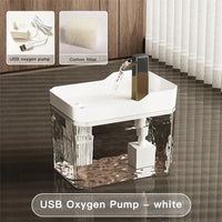 Automatic Cat Water Dispenser, Capacity of 50.72 Ounces, USB Powered Pet Water Dispenser, Suitable for Cats and Dogs,