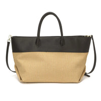 Hot Sale Boho Style Summer Straw Bag Large Capacity Woven Shoulder Bag Contrast Color Fashion Casual Women Daily Handbag
