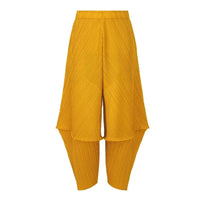 Miyake Pleated 2026 New Casual Pants for Women High-End Solid Color Versatile Tapered Pants Elegant Commuter Harem Pants Pleat