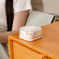 White Noise Machine with Bluetooth Function, Bluetooth Speaker, Sleep Aid Machine with Night Light for Baby Adults