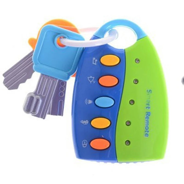 Baby Toy Musical Car Key Vocal Smart Remote Car Voices Pretend Play Educational Toys for Children Baby Music Toys