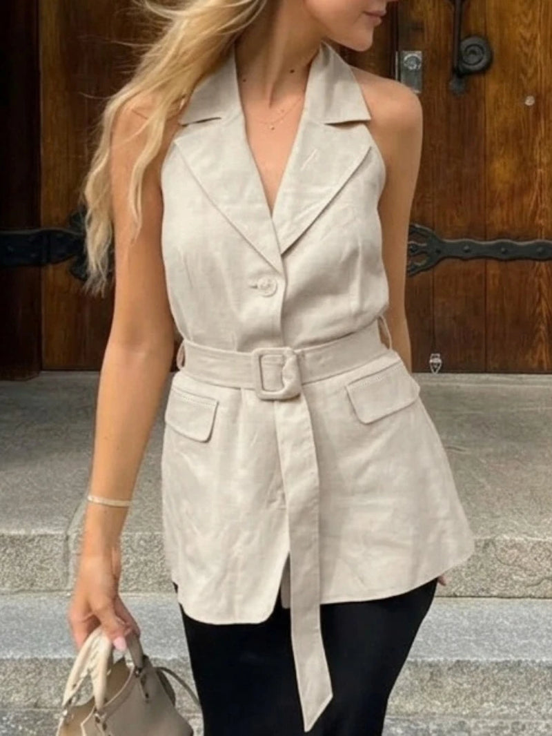 Blazer Ceinturé Femme | Décontracté et Élégant