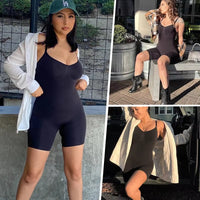 New Bodysuit Shapewear Women Tank Top Tummy Control Full Body Shaper anti Chafing Shorts Slimming Waist Trainer Butt Lifter