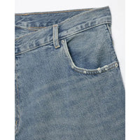 Women'Sasymmetric Denim Skirt New Spring Casual Mid Waist Pocket Women Lace Skirts Fashion Female Chic Skirts