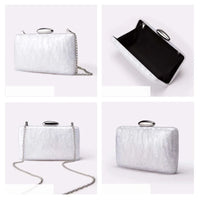 New Acrylic Evening Clutch Bag for Woman Fashion Luxury Wedding Party Purse Bag Casual Chain Shoulder Crossbody Bag A641