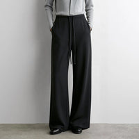 Women Wide Leg Pants Ankle Length Office Autumn Casual Loose Trouser Versatile Essential Woman Bottoms Clothing 12623017