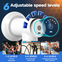 Portable Body Shaping Massager Massage Gun Deep Muscle Tissue Massage Device for Relaxing Fitness Weight Loss 6 Gears,Ideal Gift