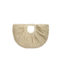Natural Fiber Snap Clutch Bag,Spanish Seaside Women'S Straw Woven Handbag,Summer Beach Travel Vacation Evening Elegant Purse