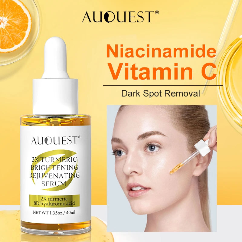 Niacinamide Face Serum Vitamin C Whitening Dark Spot Remover Serum Hyaluronic Acid Moisturizing Essence Facial Skin Care 40Ml