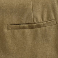 Autumn New Women'S Scarf Style High-Waisted Wide-Leg Pants Stylish Cotton Linen Fabric Texture Asymmetrical Trousers