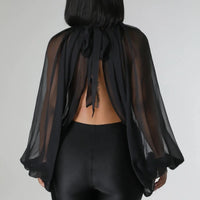 Sexy Blouses Women Clothing Solid Color/Tie-Dye Print Mock Neck Bishop Sleeve Flowy Shirt Tops Party Club Streetwear