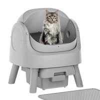 Low Noise Odor-Proof Wifi Remote App Control Large Electric Automatic Smart Open Top Self-Cleaning Cat Toilet Litter Box