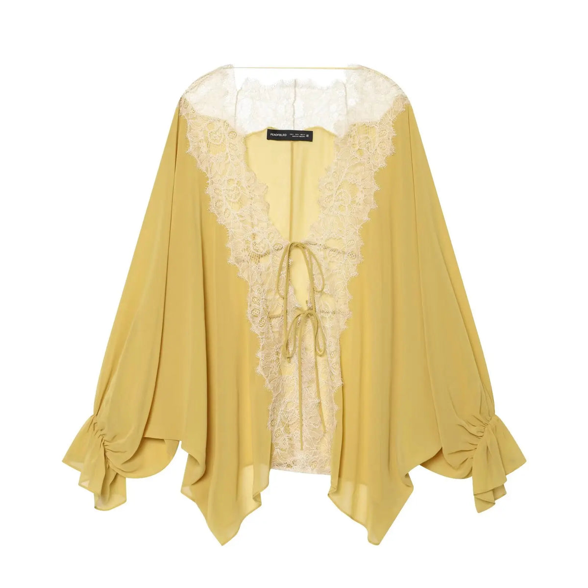 Blouse Dentelle Femme | Manches Longues Élégantes
