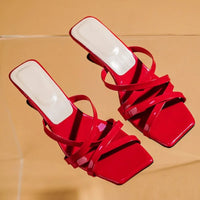 Heel Beach Slippers Women 2026 Spring Strange Heel Sandals Woman'S Summer Sandals